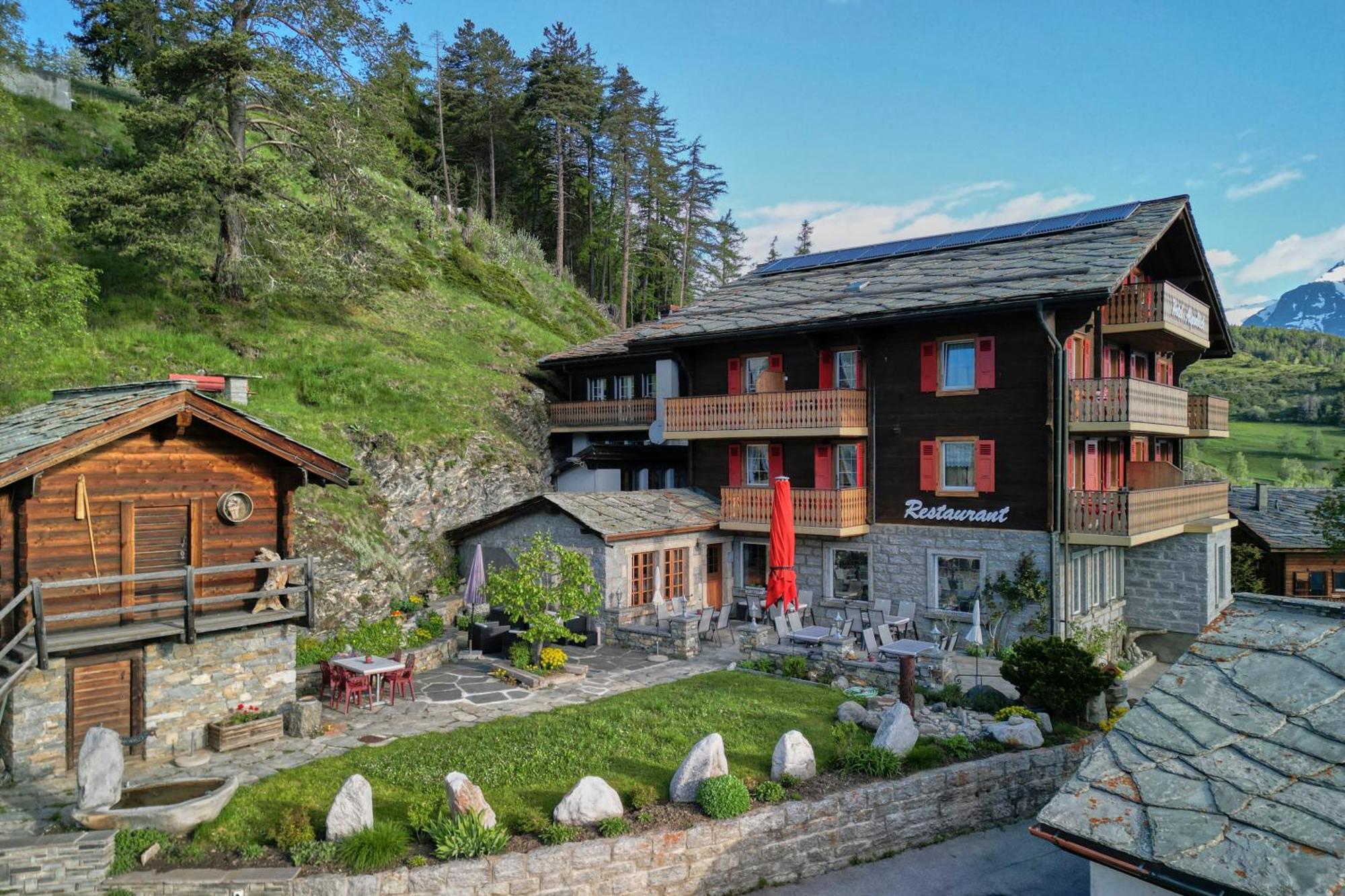 Hotel Alpenblick Zeneggen エクステリア 写真